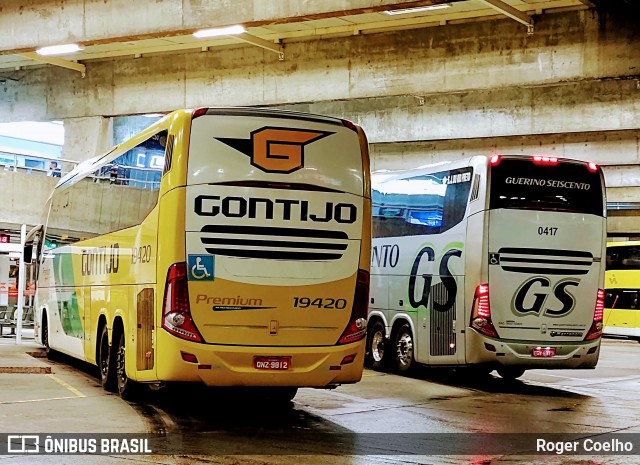 Empresa Gontijo de Transportes 19420 na cidade de Curitiba, Paraná, Brasil, por Roger Coelho. Número da foto: #9009471.