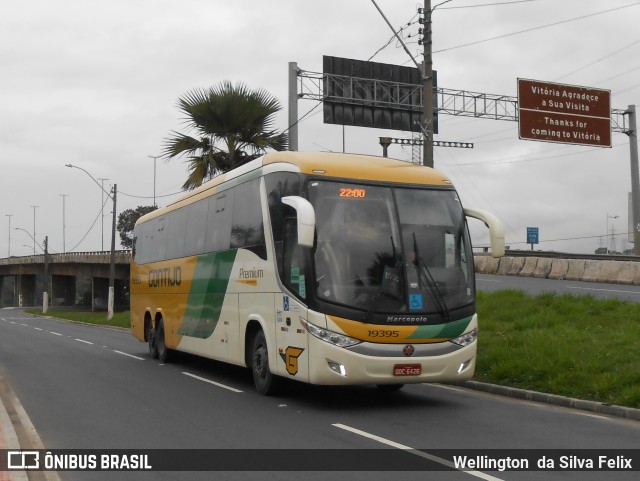 Empresa Gontijo de Transportes 19395 na cidade de Vitória, Espírito Santo, Brasil, por Wellington  da Silva Felix. Número da foto: #9008093.