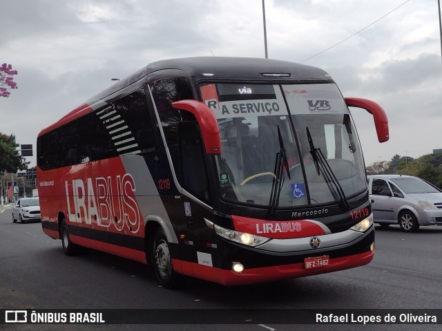 Lirabus 12119 na cidade de São Paulo, São Paulo, Brasil, por Rafael Lopes de Oliveira. Número da foto: #9009957.