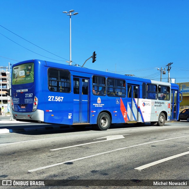 BBTT - Benfica Barueri Transporte e Turismo 27.567 na cidade de Barueri, São Paulo, Brasil, por Michel Nowacki. Número da foto: #9009121.