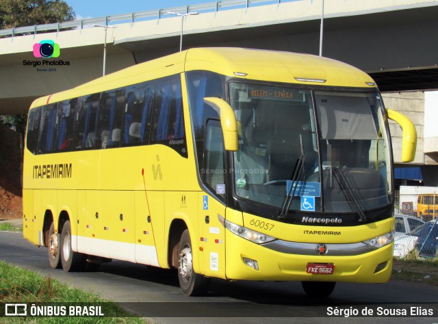 Viação Itapemirim 60057 na cidade de Campinas, São Paulo, Brasil, por Sérgio de Sousa Elias. Número da foto: #9008508.