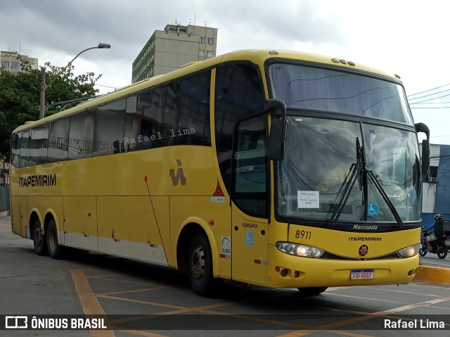 Viação Itapemirim 8911 na cidade de Niterói, Rio de Janeiro, Brasil, por Rafael Lima. ID da foto: 9007940.