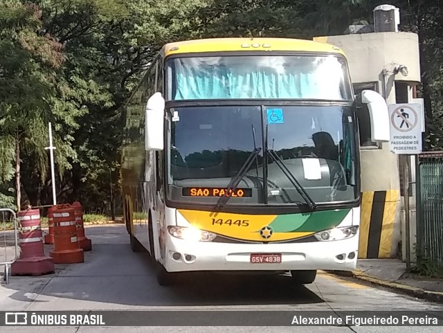 Empresa Gontijo de Transportes 14445 na cidade de São Paulo, São Paulo, Brasil, por Alexandre Figueiredo Pereira. ID da foto: 9009313.