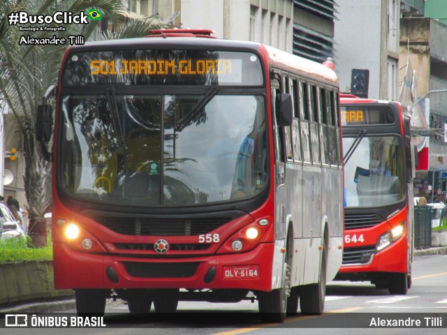 TUSMIL - Transporte Urbano São Miguel 558 na cidade de Juiz de Fora, Minas Gerais, Brasil, por Alexandre Tilli. Número da foto: #9008107.