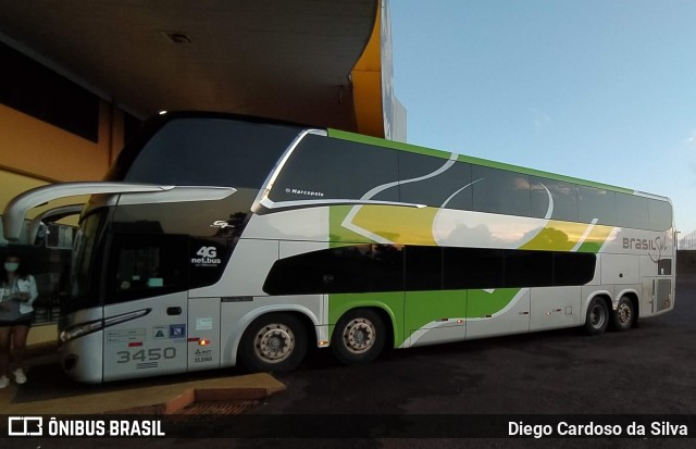 Brasil Sul Linhas Rodoviárias 3450 na cidade de Corbélia, Paraná, Brasil, por Diego Cardoso da Silva. ID da foto: 9009085.