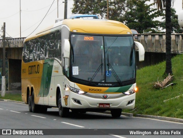 Empresa Gontijo de Transportes 19500 na cidade de Vitória, Espírito Santo, Brasil, por Wellington  da Silva Felix. ID da foto: 9008382.