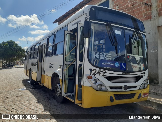 Transportes Guanabara 1242 na cidade de Natal, Rio Grande do Norte, Brasil, por Elianderson Silva. Número da foto: #9007689.