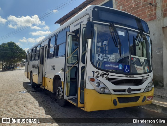 Transportes Guanabara 1242 na cidade de Natal, Rio Grande do Norte, Brasil, por Elianderson Silva. ID da foto: 9007689.