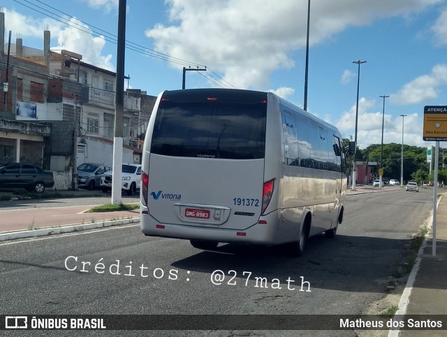 Vitória Transportes 191372 na cidade de Aracaju, Sergipe, Brasil, por Matheus dos Santos. Número da foto: #9007733.