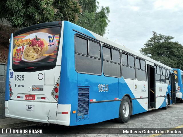 VB Transportes e Turismo 1835 na cidade de Campinas, São Paulo, Brasil, por Matheus Gabriel dos Santos. Número da foto: #9009096.