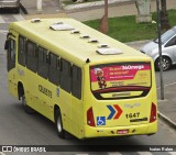 Viação Celeste 1647 na cidade de Santos Dumont, Minas Gerais, Brasil, por Isaias Ralen. ID da foto: :id.