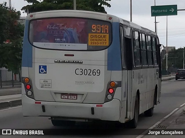 Transportes Futuro C30269 na cidade de Rio de Janeiro, Rio de Janeiro, Brasil, por Jorge Gonçalves. Número da foto: #9012264.
