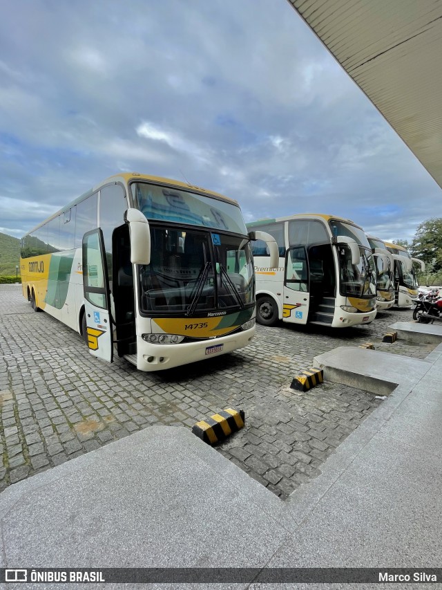 Empresa Gontijo de Transportes 14735 na cidade de Jequié, Bahia, Brasil, por Marco Silva. ID da foto: 9013096.