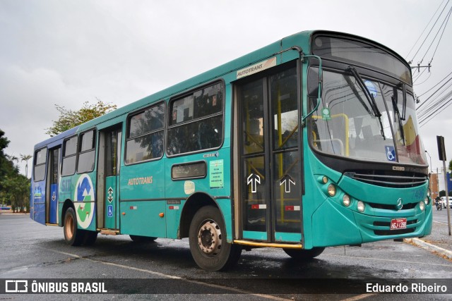 Autotrans Transportes Urbanos e Rodoviários 7496 na cidade de Uberlândia, Minas Gerais, Brasil, por Eduardo Ribeiro. Número da foto: #9011460.