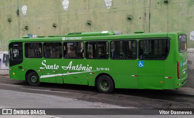 Transportes Santo Antônio RJ 161.183 na cidade de Duque de Caxias, Rio de Janeiro, Brasil, por Vitor Dasneves. ID da foto: 9011000.