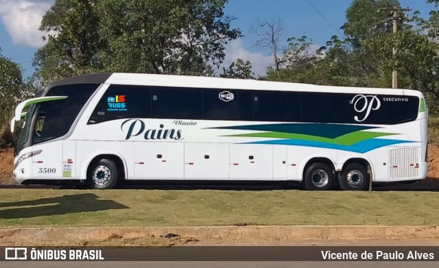 Viação Pains 3500 na cidade de Formiga, Minas Gerais, Brasil, por Vicente de Paulo Alves. Número da foto: #9012904.
