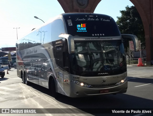 Viação Santa Rita de Cássia 1420 na cidade de Aparecida, São Paulo, Brasil, por Vicente de Paulo Alves. Número da foto: #9013156.