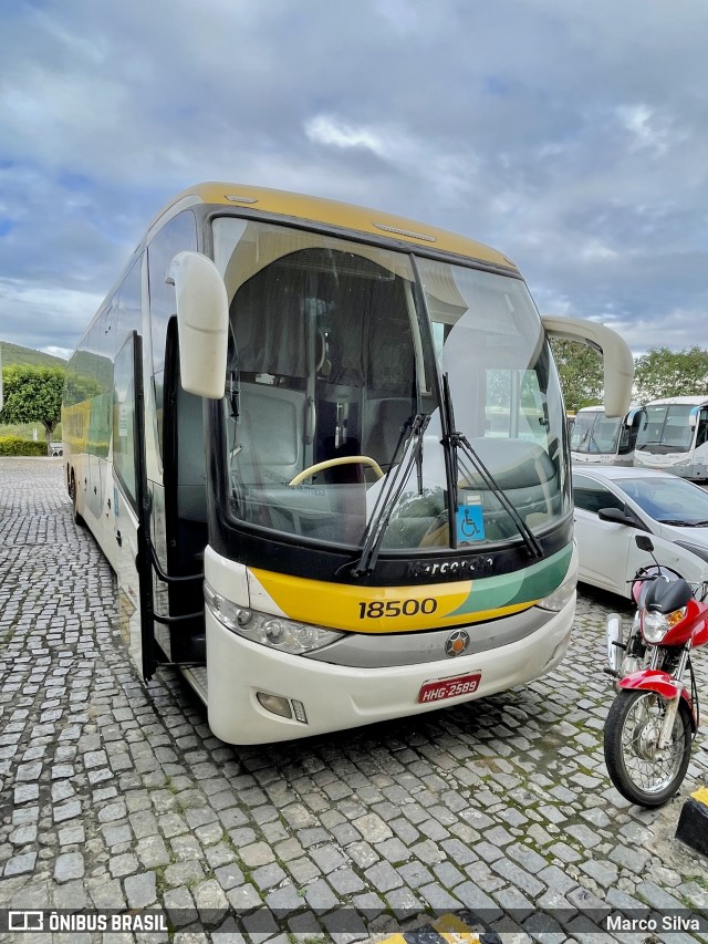 Empresa Gontijo de Transportes 18500 na cidade de Jequié, Bahia, Brasil, por Marco Silva. ID da foto: 9013123.