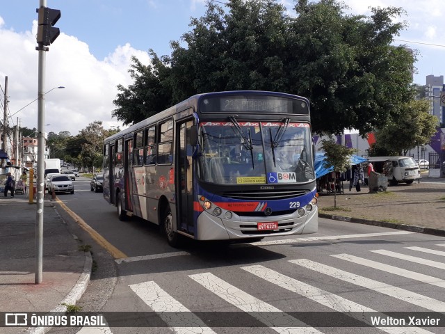 Auto Viação ABC 229 na cidade de Diadema, São Paulo, Brasil, por Welton Xavier. ID da foto: 9013024.