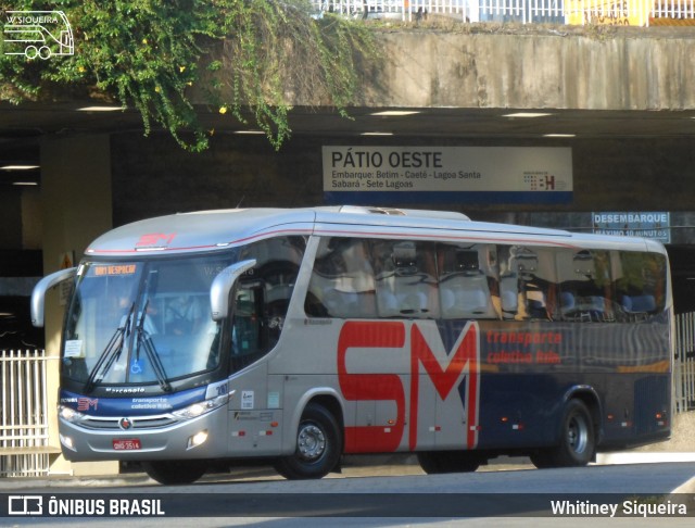 Transporte Coletivo Santa Maria 287 na cidade de Belo Horizonte, Minas Gerais, Brasil, por Whitiney Siqueira. Número da foto: #9012089.