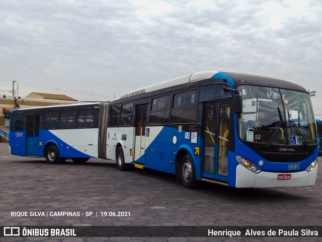 VB Transportes e Turismo 1001 na cidade de Campinas, São Paulo, Brasil, por Henrique Alves de Paula Silva. ID da foto: 9010865.