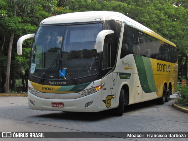 Empresa Gontijo de Transportes 19010 na cidade de São Paulo, São Paulo, Brasil, por Moaccir  Francisco Barboza. ID da foto: 9012226.