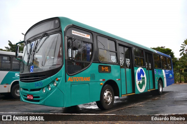 Autotrans Transportes Urbanos e Rodoviários 8409 na cidade de Uberlândia, Minas Gerais, Brasil, por Eduardo Ribeiro. Número da foto: #9011482.
