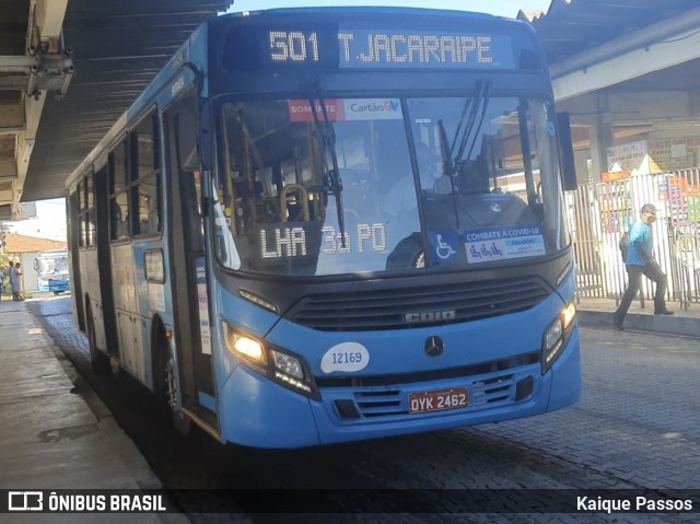 Viação Praia Sol 12169 na cidade de Serra, Espírito Santo, Brasil, por Kaique Passos. Número da foto: #9012062.