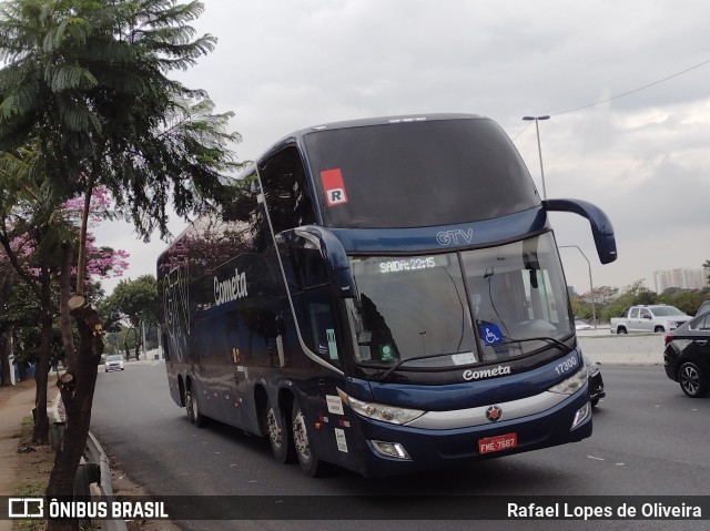 Viação Cometa 17300 na cidade de São Paulo, São Paulo, Brasil, por Rafael Lopes de Oliveira. ID da foto: 9011125.