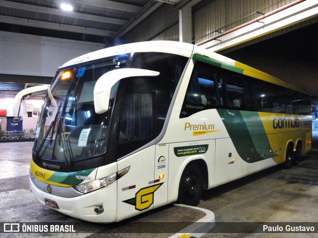 Empresa Gontijo de Transportes 18290 na cidade de Rio de Janeiro, Rio de Janeiro, Brasil, por Paulo Gustavo. Número da foto: #9013478.