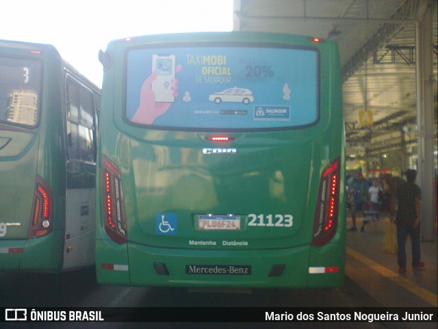 OT Trans - Ótima Salvador Transportes 21123 na cidade de Salvador, Bahia, Brasil, por Mario dos Santos Nogueira Junior. Número da foto: #9016921.