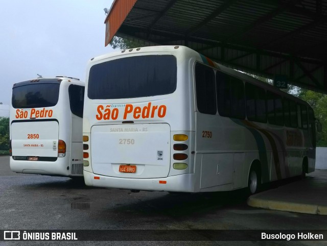 Expresso São Pedro 2750 na cidade de Santa Maria, Rio Grande do Sul, Brasil, por Busologo Holken. Número da foto: #9017361.