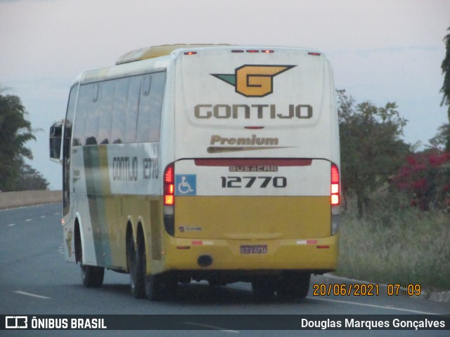 Empresa Gontijo de Transportes 12770 na cidade de Uberaba, Minas Gerais, Brasil, por Douglas Marques Gonçalves. ID da foto: 9014344.