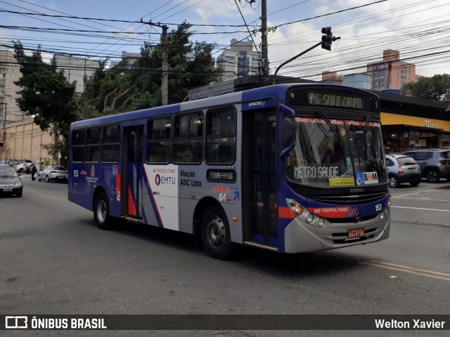 Auto Viação ABC 153 na cidade de Diadema, São Paulo, Brasil, por Welton Xavier. Número da foto: #9016194.