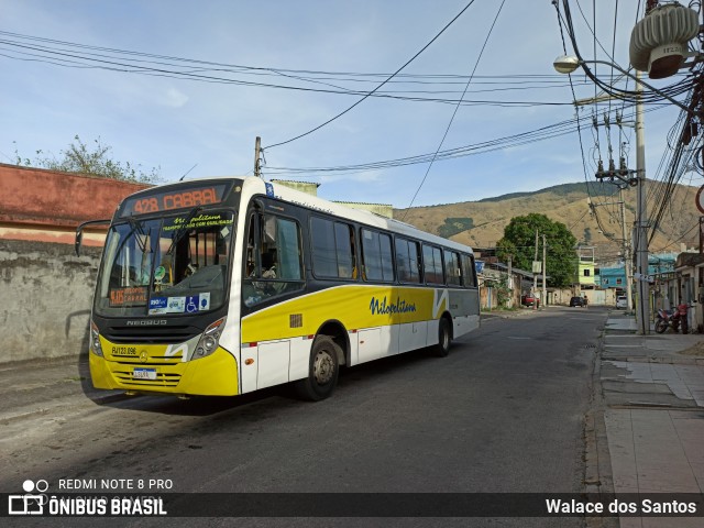 Viação Nilopolitana RJ 123.096 na cidade de Nova Iguaçu, Rio de Janeiro, Brasil, por Walace dos Santos. ID da foto: 9015689.