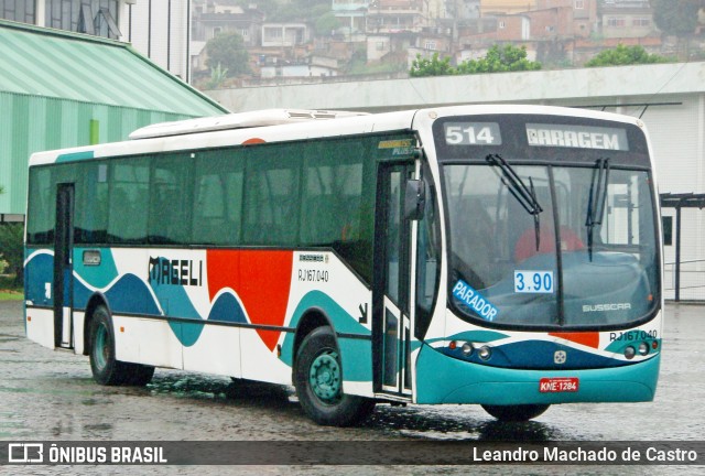 Transportes Mageli RJ 167.040 na cidade de São João de Meriti, Rio de Janeiro, Brasil, por Leandro Machado de Castro. Número da foto: #9016204.