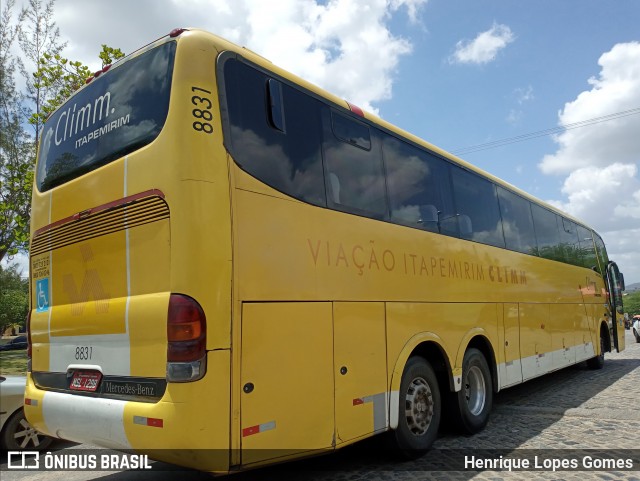 Viação Itapemirim 8831 na cidade de Nazaré da Mata, Pernambuco, Brasil, por Henrique Lopes Gomes. ID da foto: 9016941.