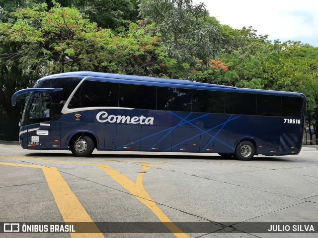 Viação Cometa 719516 na cidade de São Paulo, São Paulo, Brasil, por JULIO SILVA. ID da foto: 9017080.