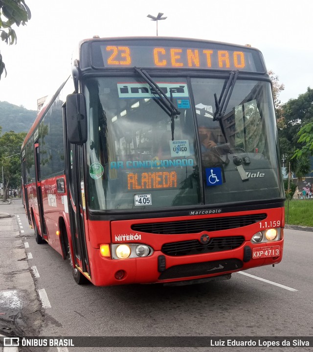 Auto Lotação Ingá 1.1.159 na cidade de Niterói, Rio de Janeiro, Brasil, por Luiz Eduardo Lopes da Silva. Número da foto: #9016120.