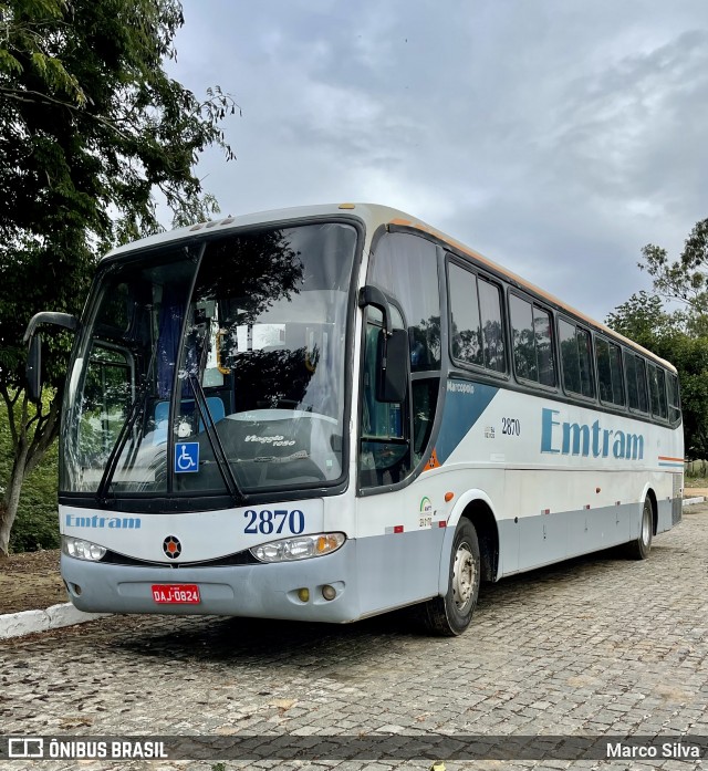 Emtram 2870 na cidade de Jequié, Bahia, Brasil, por Marco Silva. ID da foto: 9014048.