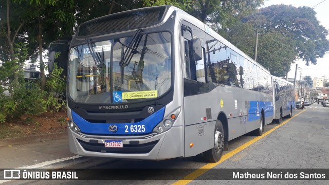 Transcooper > Norte Buss 2 6325 na cidade de São Paulo, São Paulo, Brasil, por Matheus Neri dos Santos. Número da foto: #9016114.