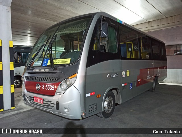 Auto Viação Transcap 8 5535 na cidade de São Paulo, São Paulo, Brasil, por Caio  Takeda. ID da foto: 9018666.