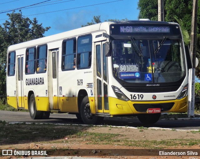 Transportes Guanabara 1619 na cidade de Natal, Rio Grande do Norte, Brasil, por Elianderson Silva. Número da foto: #9019236.