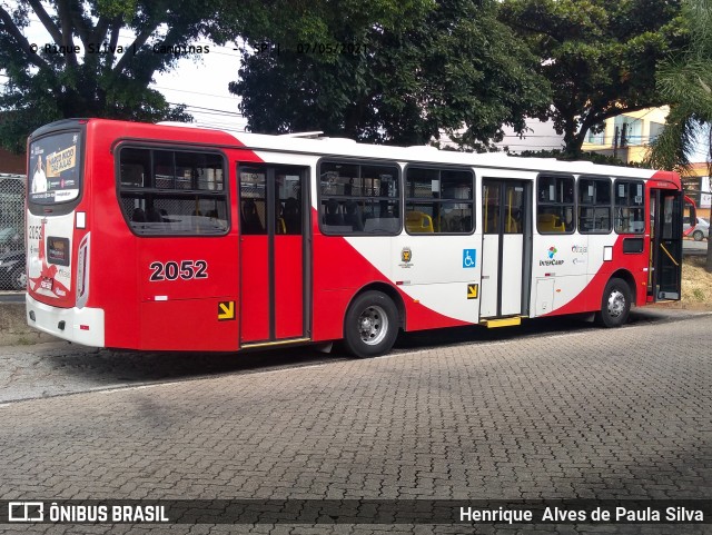 Itajaí Transportes Coletivos 2052 na cidade de Campinas, São Paulo, Brasil, por Henrique Alves de Paula Silva. Número da foto: #9018620.