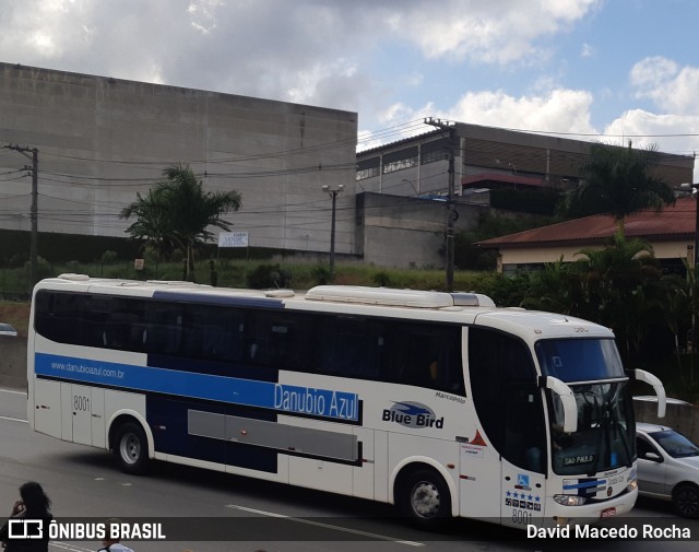 VIDA - Viação Danúbio Azul 8001 na cidade de Cotia, São Paulo, Brasil, por David Macedo Rocha. Número da foto: #9018781.