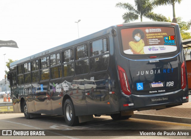 Jundiá Transportadora Turistica 1198 na cidade de São Roque, São Paulo, Brasil, por Vicente de Paulo Alves. Número da foto: #9017920.