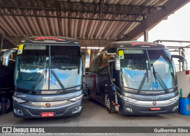 Style Bus 7800 na cidade de São Vicente, São Paulo, Brasil, por Guilherme Silva. Número da foto: #9018864.