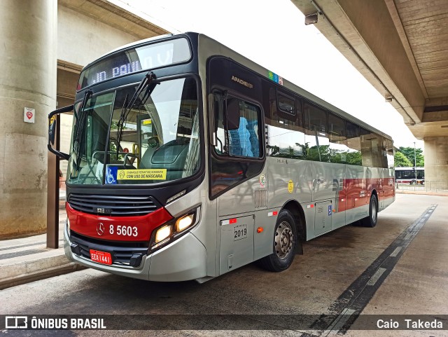 Auto Viação Transcap 8 5603 na cidade de São Paulo, São Paulo, Brasil, por Caio  Takeda. ID da foto: 9018686.