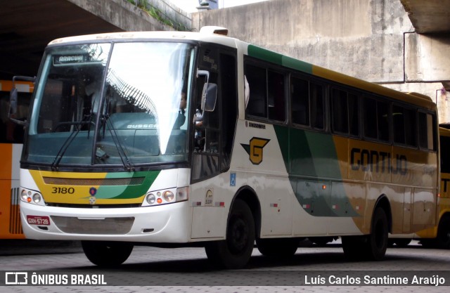 Empresa Gontijo de Transportes 3180 na cidade de Belo Horizonte, Minas Gerais, Brasil, por Luís Carlos Santinne Araújo. ID da foto: 9019184.