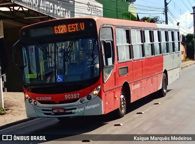 Companhia Coordenadas de Transportes 90397 na cidade de Ribeirão das Neves, Minas Gerais, Brasil, por Kaique Marquês Medeiros . Número da foto: #9020731.